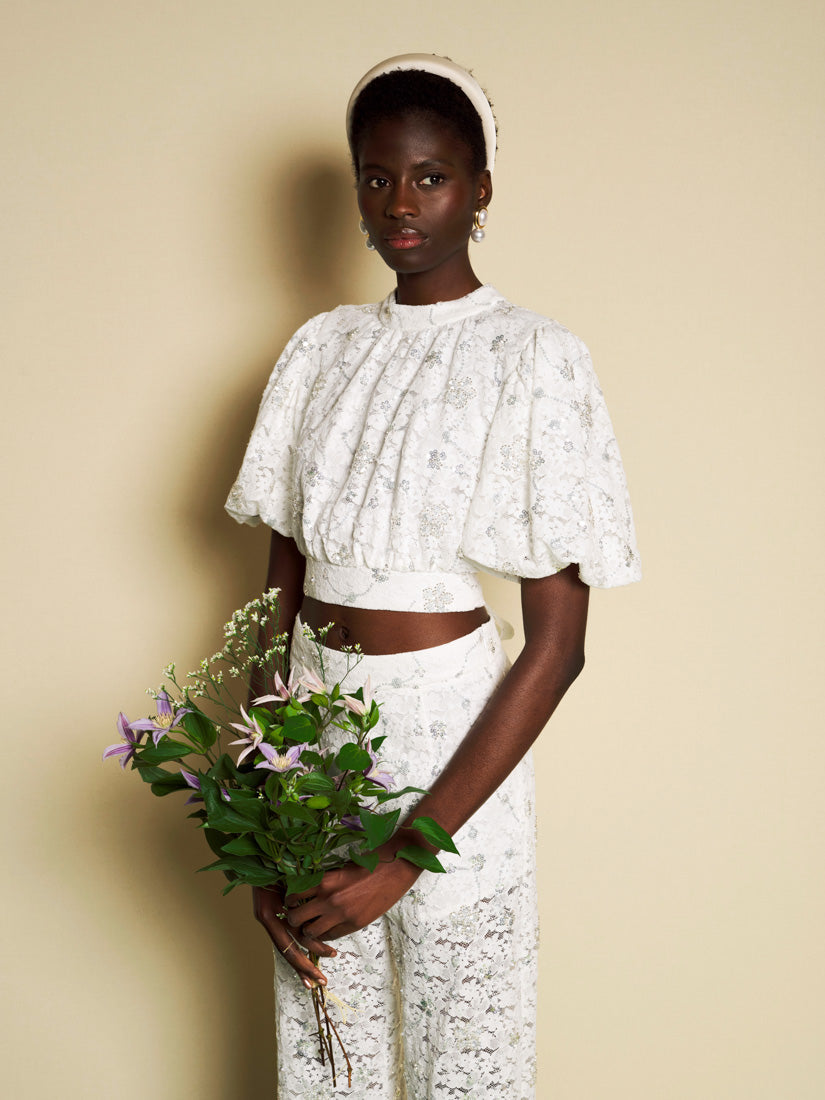 Tops Pearled White | Sister Jane online