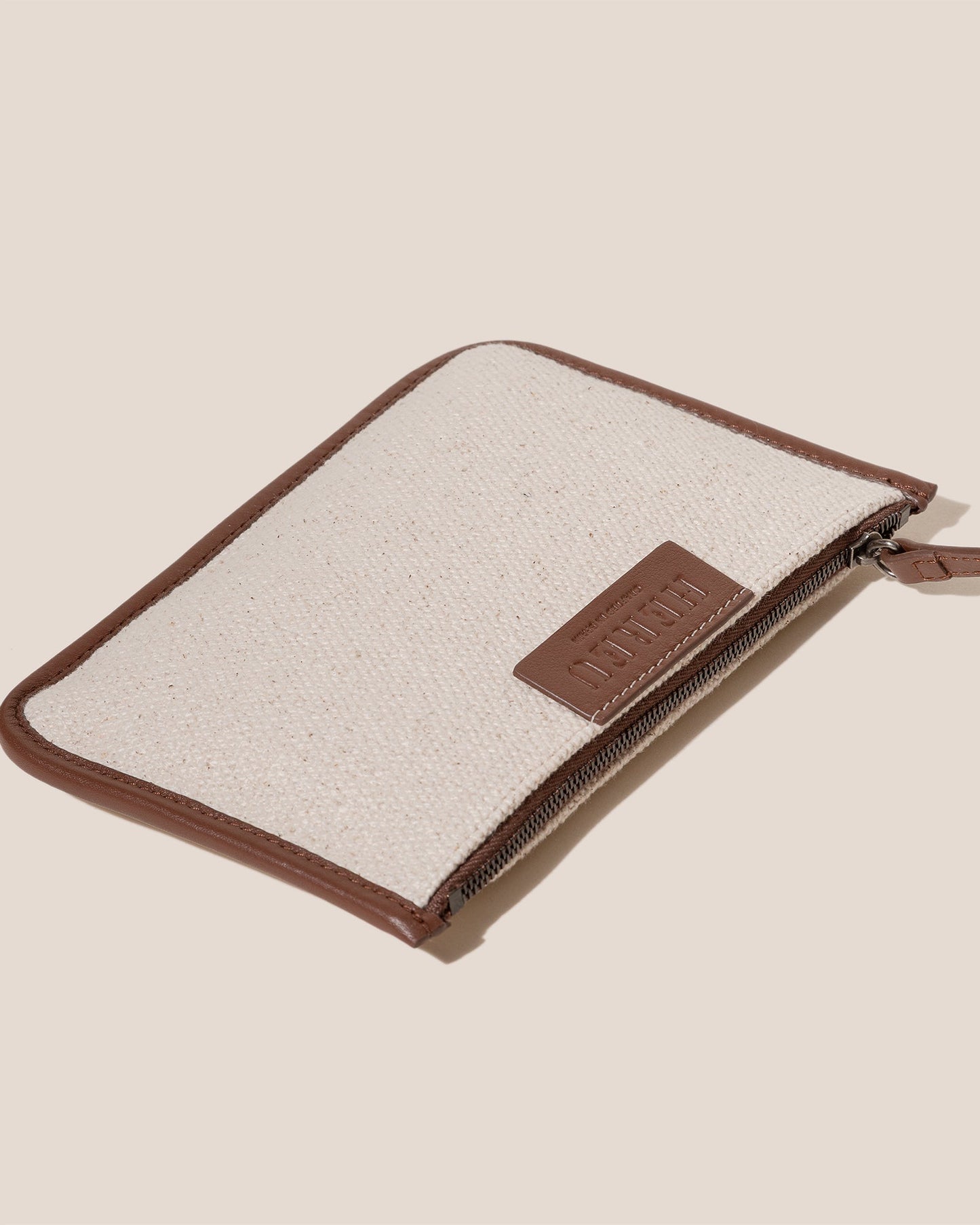 CALELLA SQUARED MEDIUM CANVAS - Leather-trimmed Tote Bag - Hereu outlet