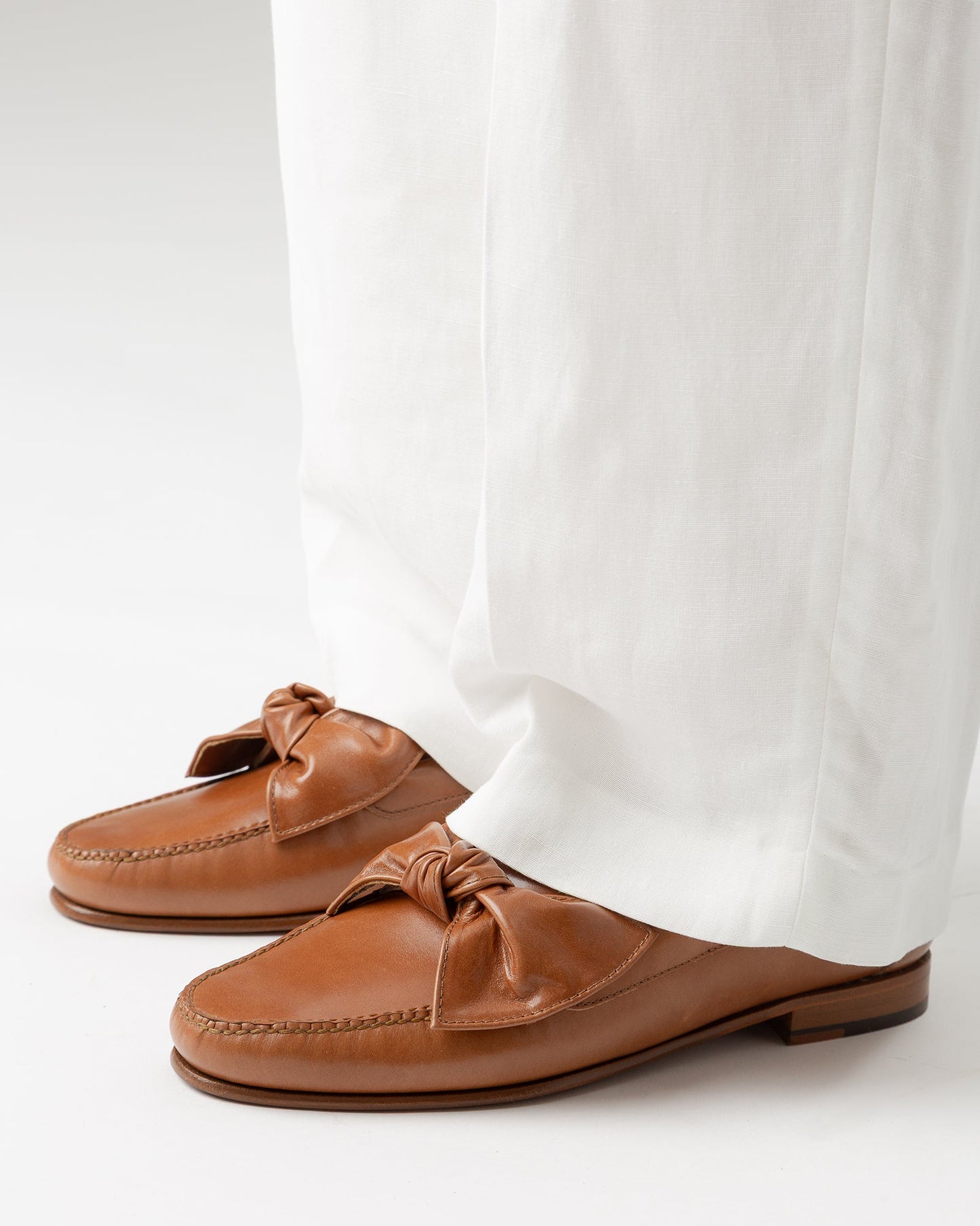CORBATI - Bow-Detail Slip-On Loafer - Hereu sale