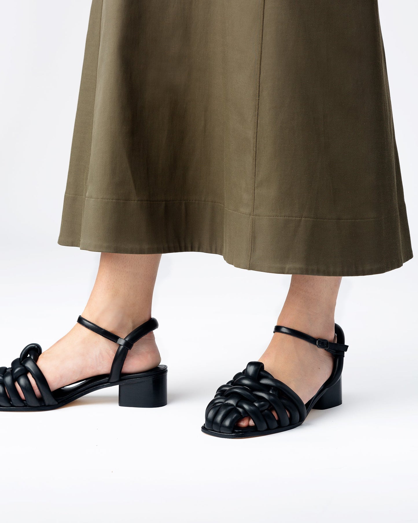 CABERSA HEELED - Padded Fisherman Sandal - Hereu discount
