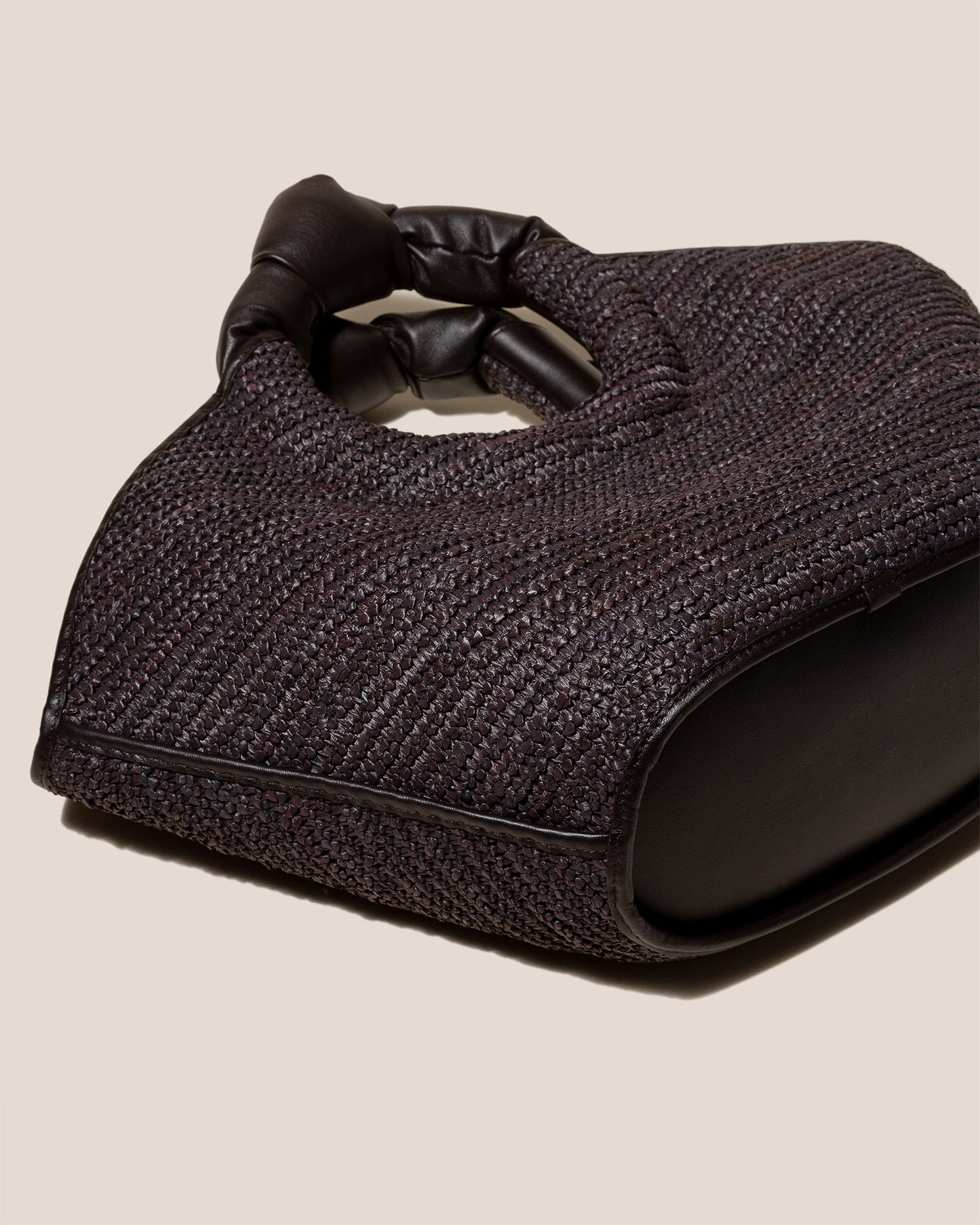 CASTELL RAFFIA - Knotted-handle Tote Bag - Hereu outlet