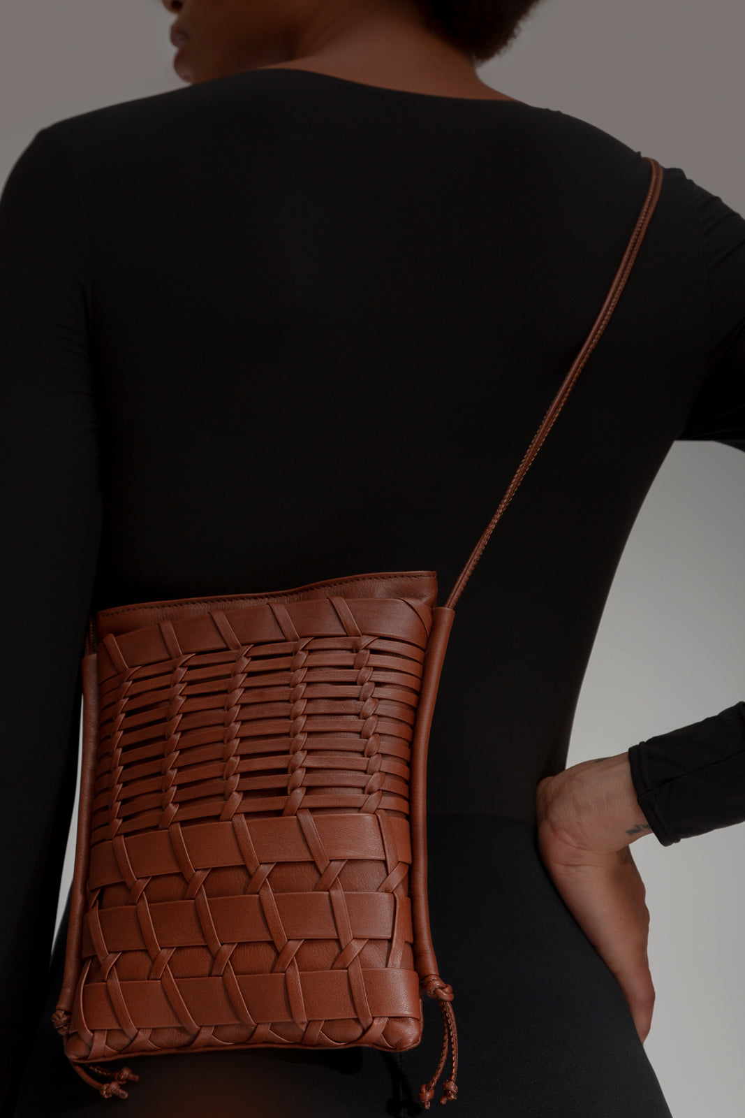 TRENA - Flat Square Crossbody Bag - Hereu sale