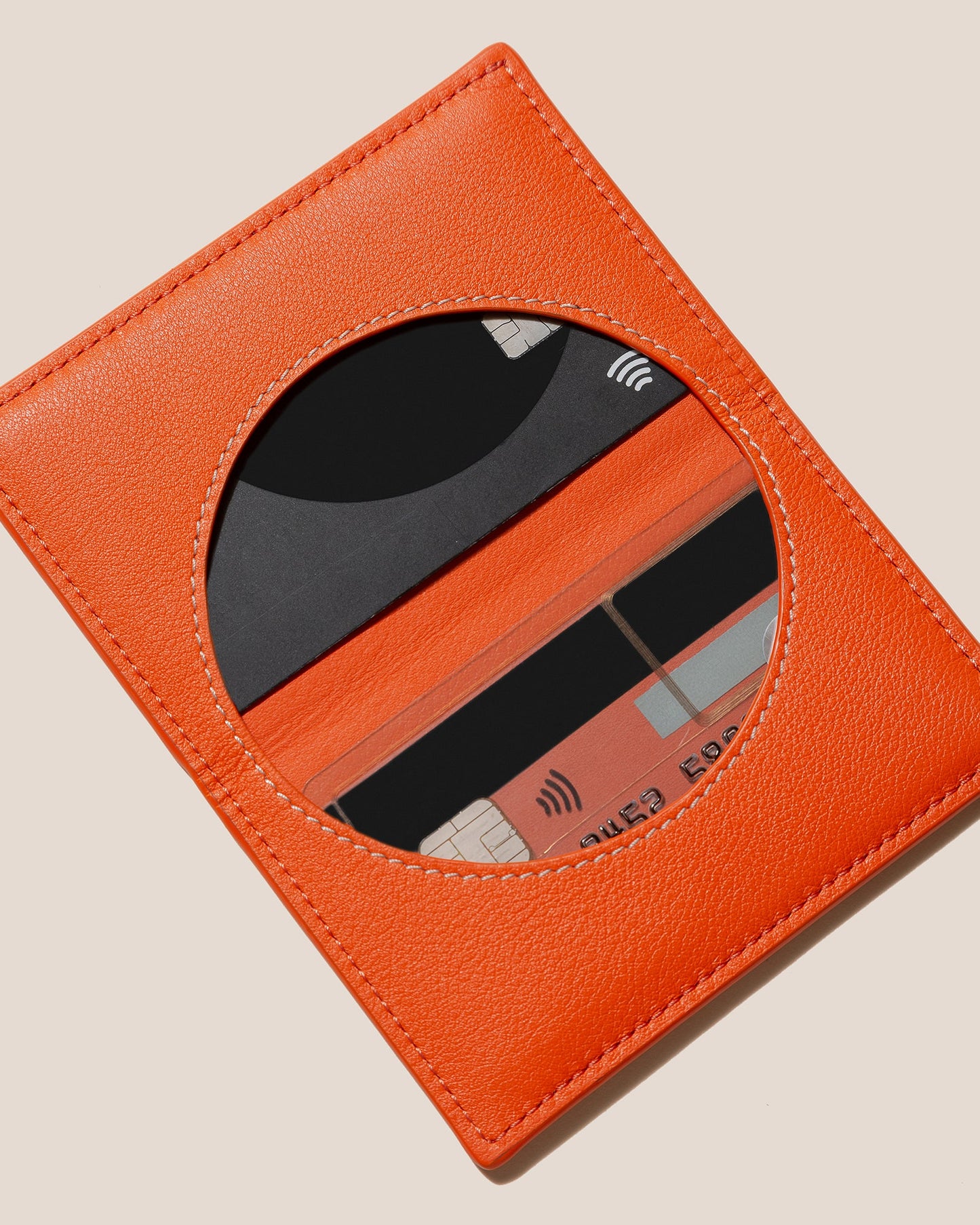 RODONA - Foldable Leather Card Holder - Hereu sale
