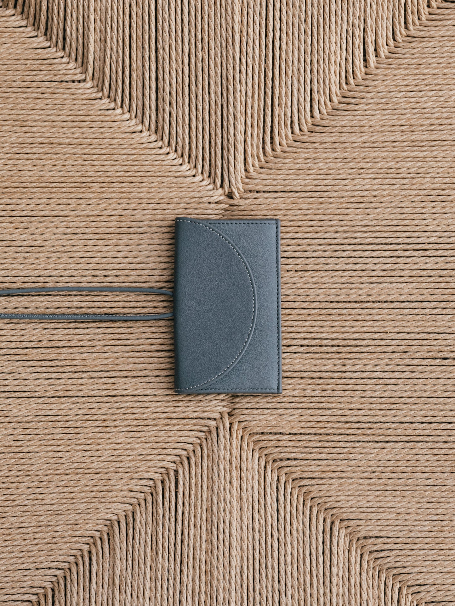 PENJAT - Leather Wallet with Strap - Hereu on sale
