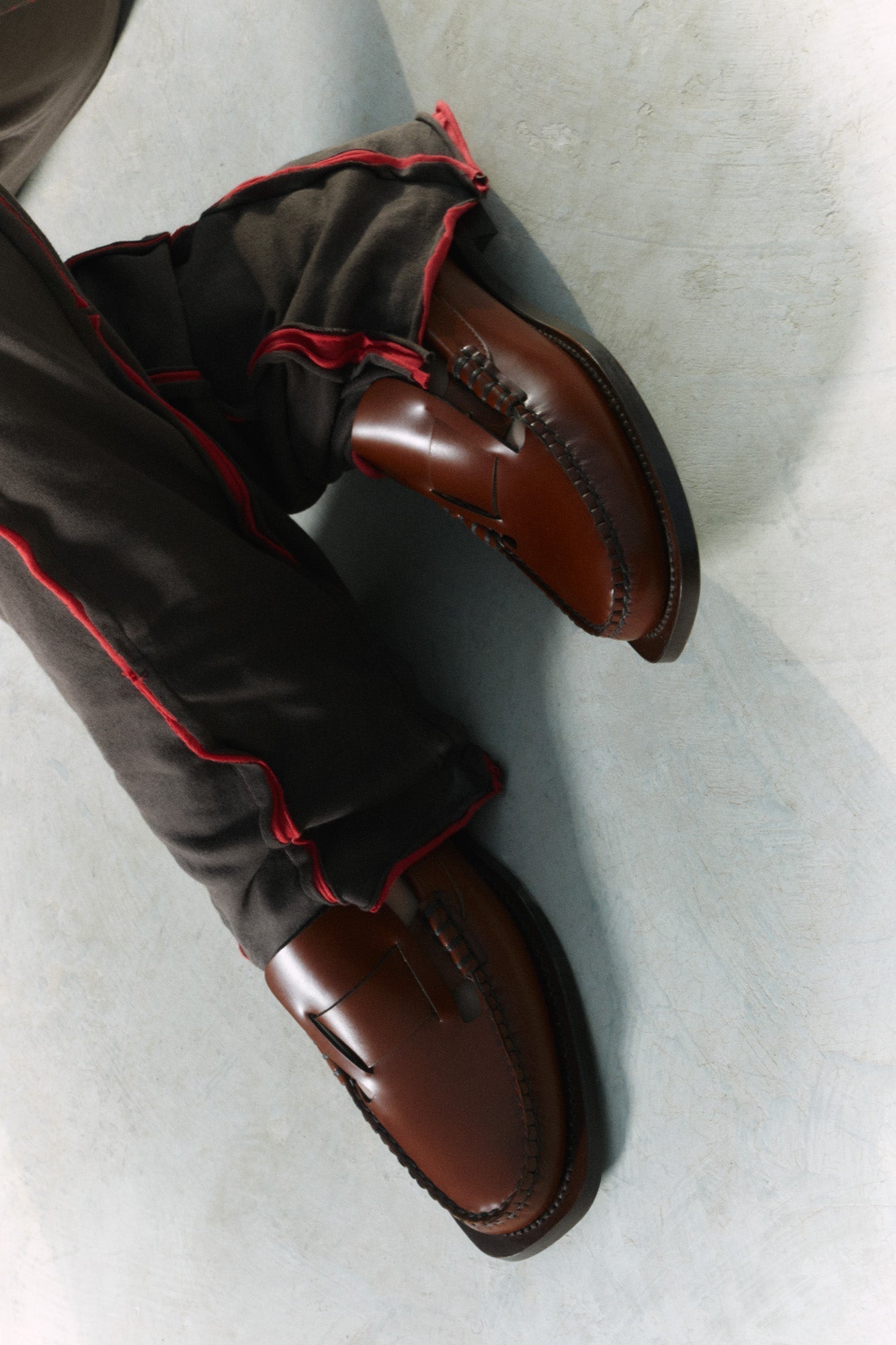 SINEU - Interlaced Detail Slip-On Loafer - Hereu sale
