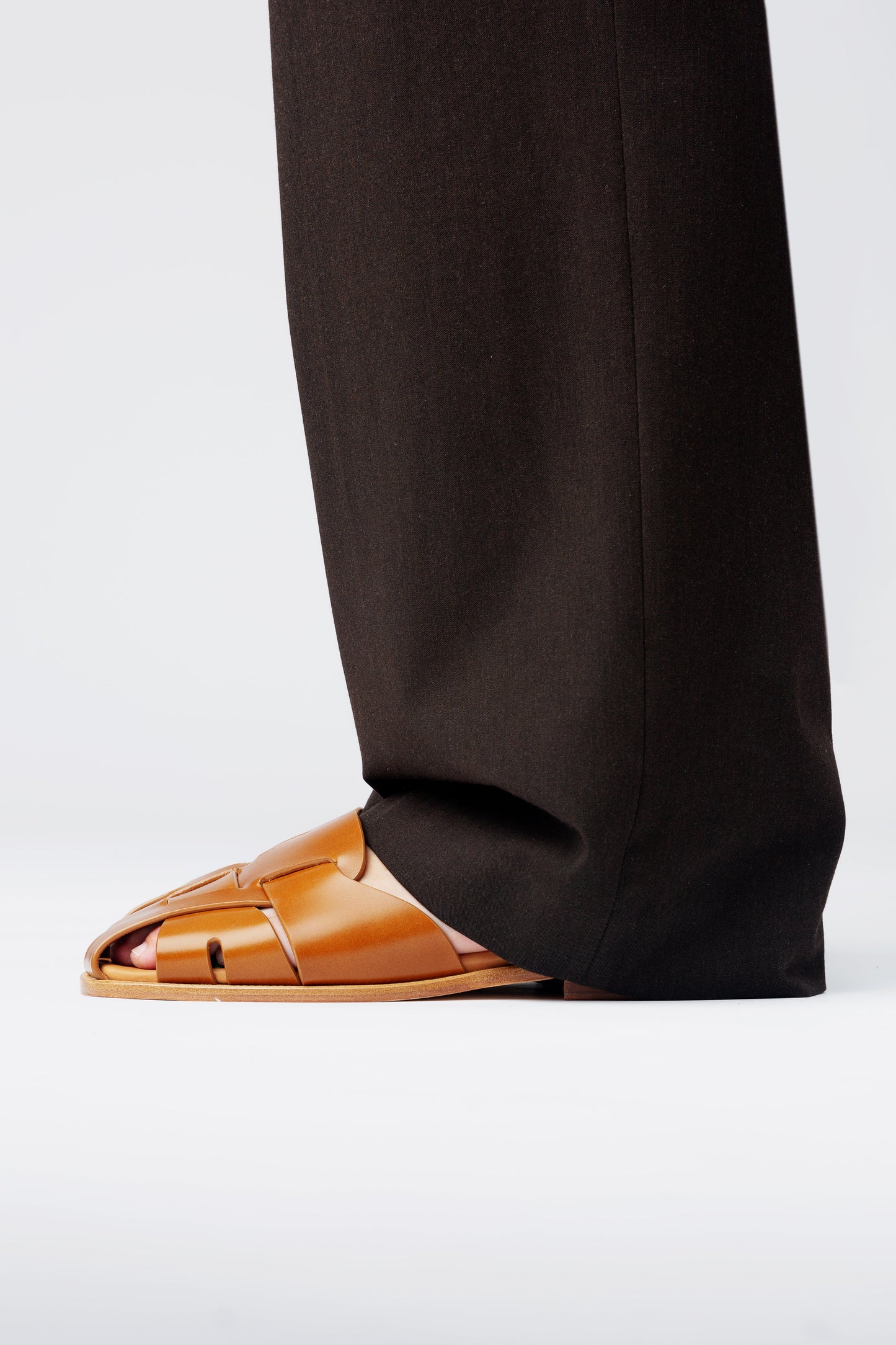 PEDRA - Squared Closed-Toe Fisherman Sandal - Hereu for sale