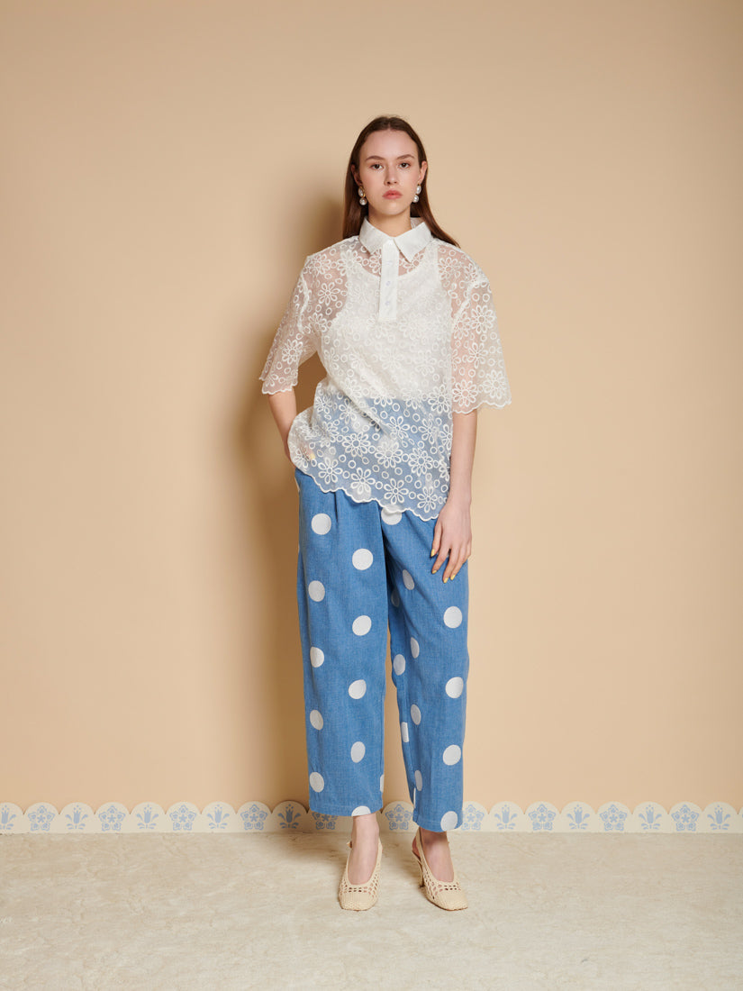 Trousers Washed Indigo Blue | Sister Jane sale