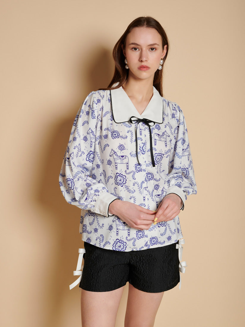 Tops Colbalt & White | Sister Jane near me