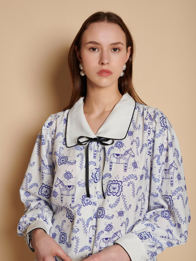 Tops Colbalt & White | Sister Jane near me