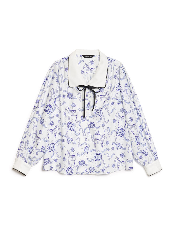Tops Colbalt & White | Sister Jane near me