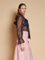 Tops Black And Pink Spots | Sister Jane discount