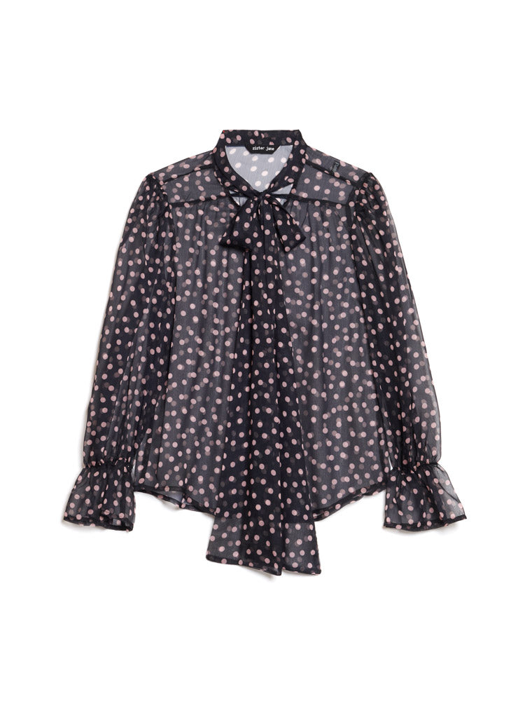 Tops Black And Pink Spots | Sister Jane discount