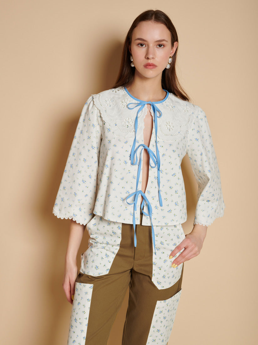 Tops Ditsy In Blue | Sister Jane for sale