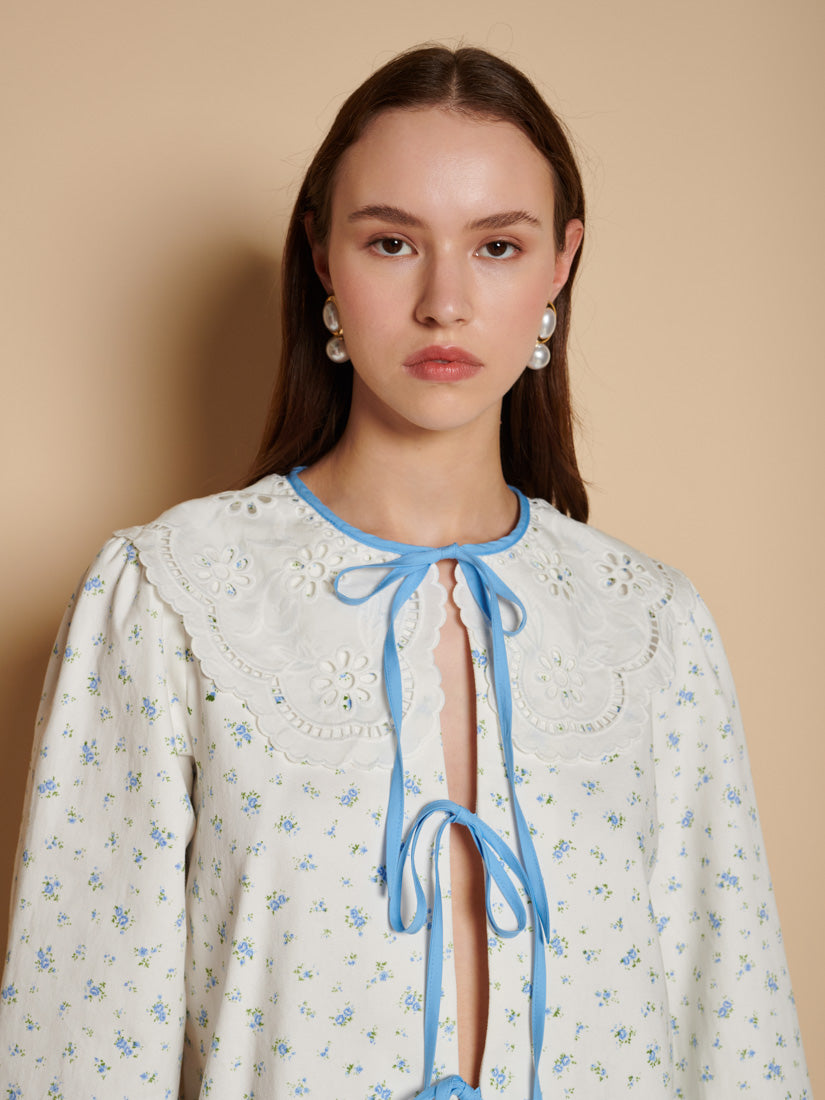 Tops Ditsy In Blue | Sister Jane for sale