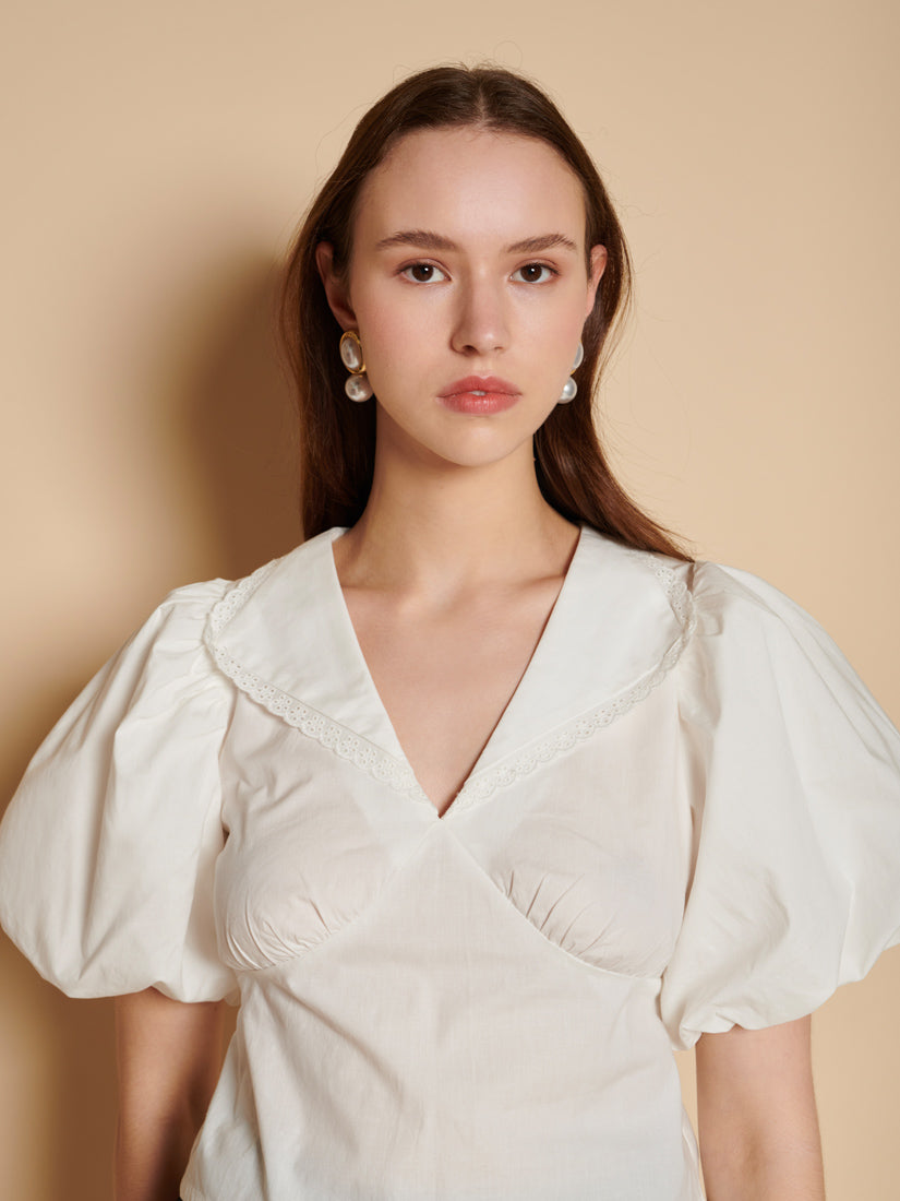 Tops Pearled White | Sister Jane online