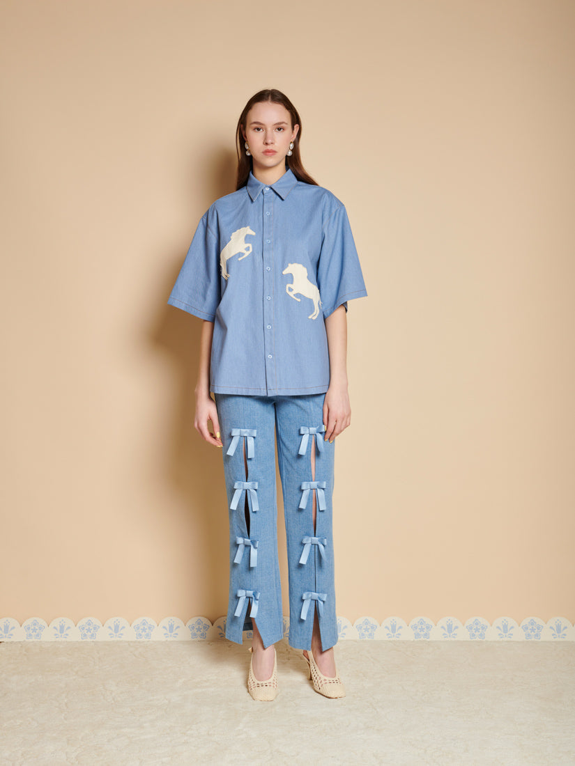 Tops Chambray Blue | Sister Jane sale