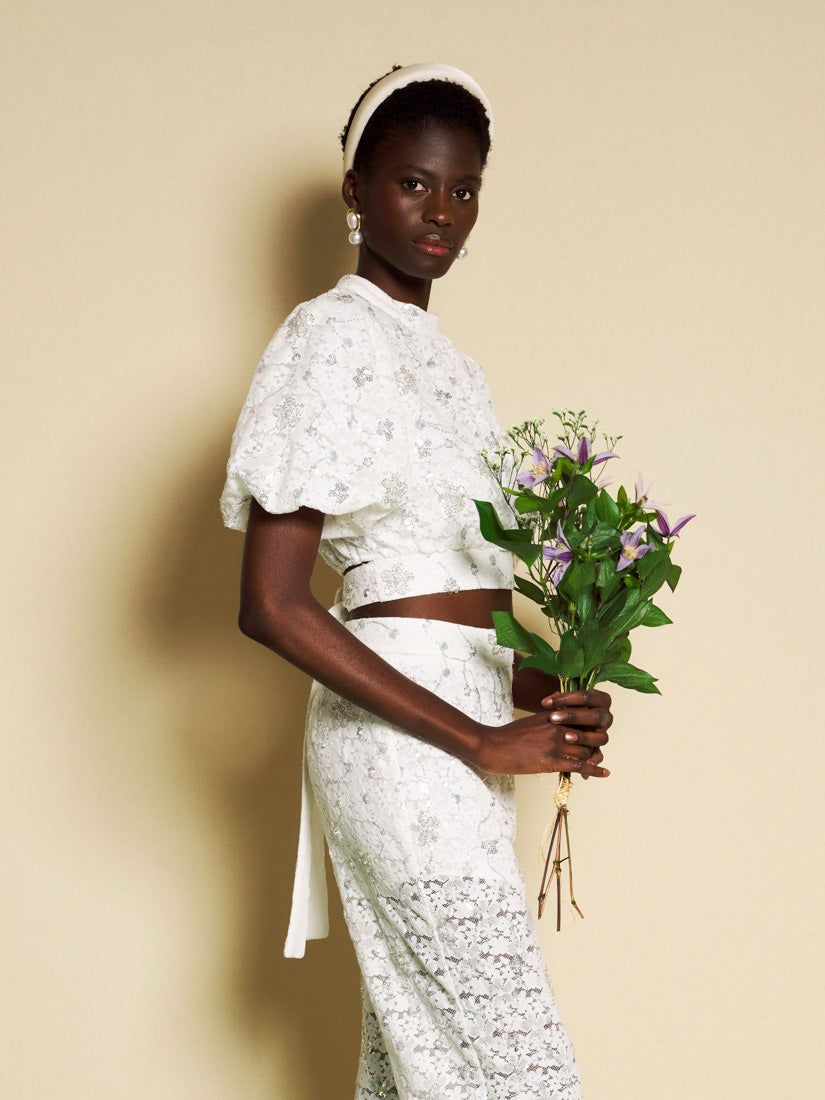Tops Pearled White | Sister Jane online