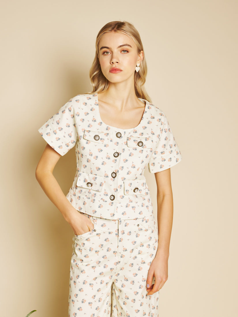 Tops Cream Ditsy | Sister Jane near me