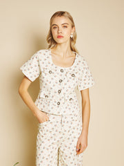 Tops Cream Ditsy | Sister Jane near me
