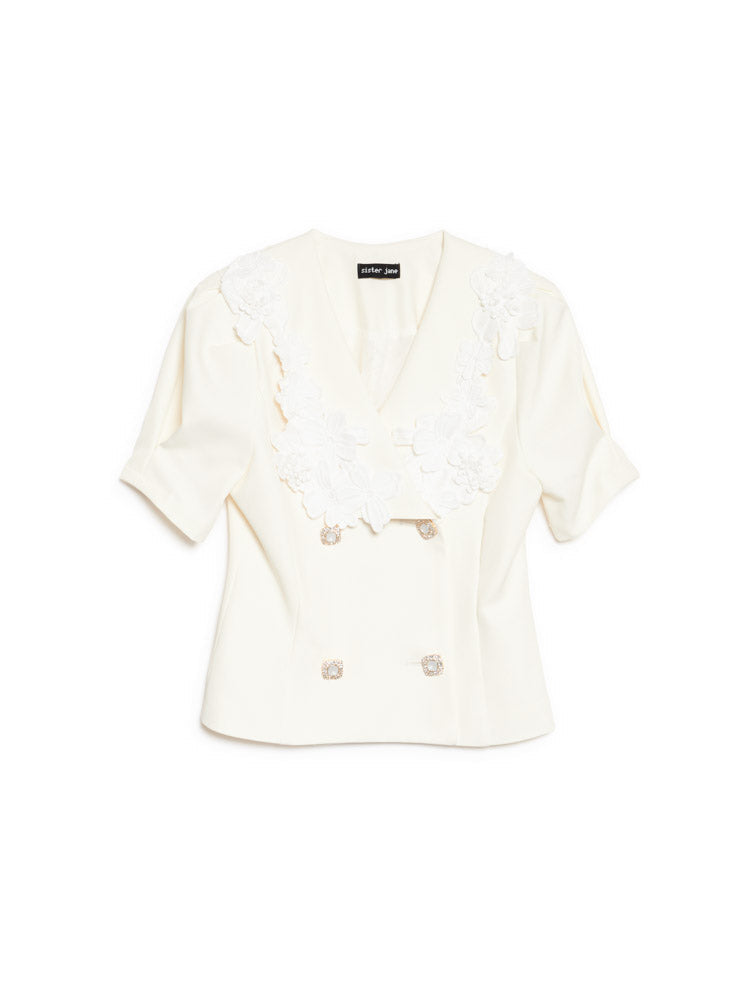 Tops Pearled White | Sister Jane outlet