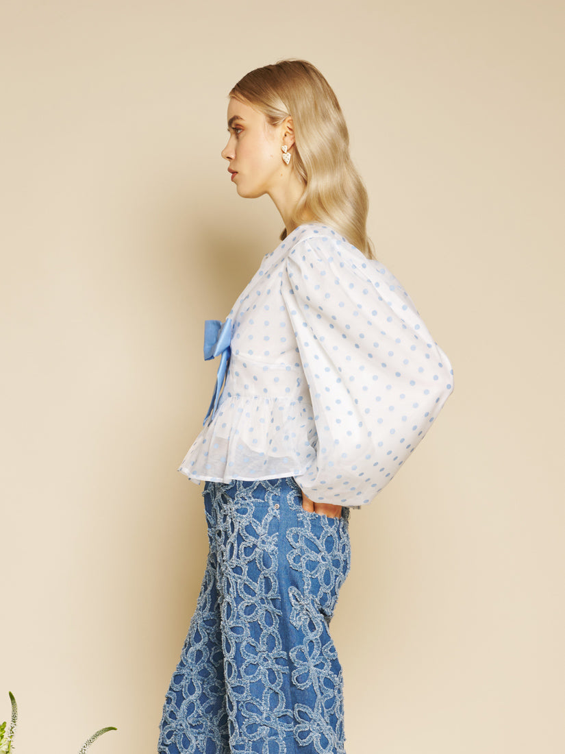 Tops Blue Spot & White | Sister Jane for sale