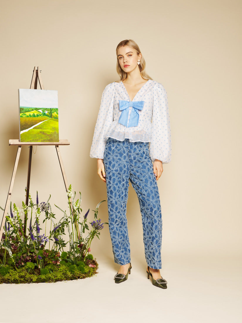 Tops Blue Spot & White | Sister Jane for sale