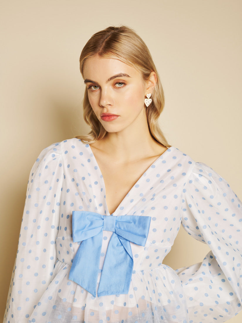 Tops Blue Spot & White | Sister Jane for sale