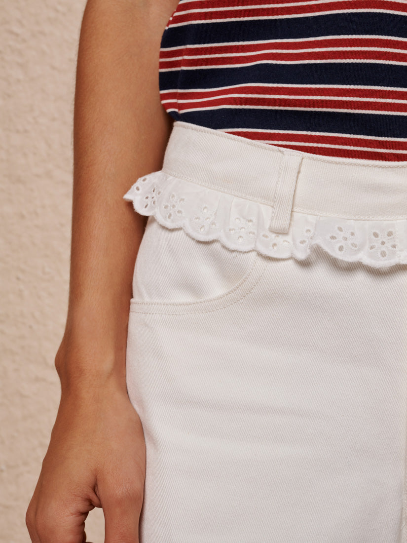 Bottoms Pearled White | Sister Jane for sale