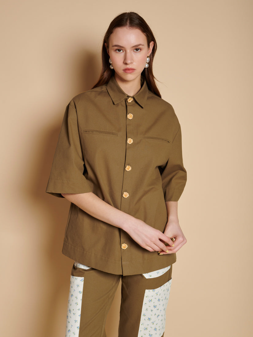 Shirts Khaki Green | Sister Jane near me