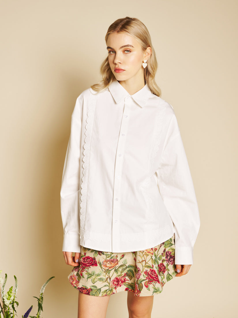 Shirts Pearled White | Sister Jane near me