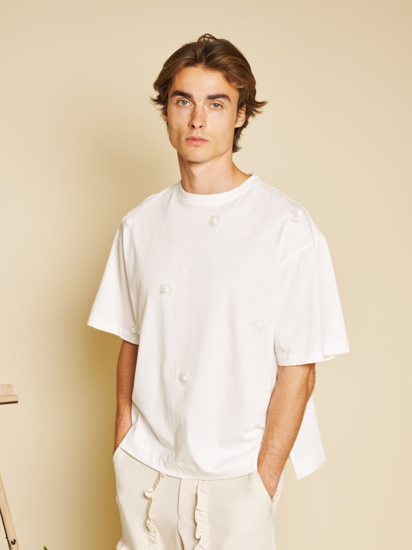 Shirts Pearled White | Sister Jane for sale