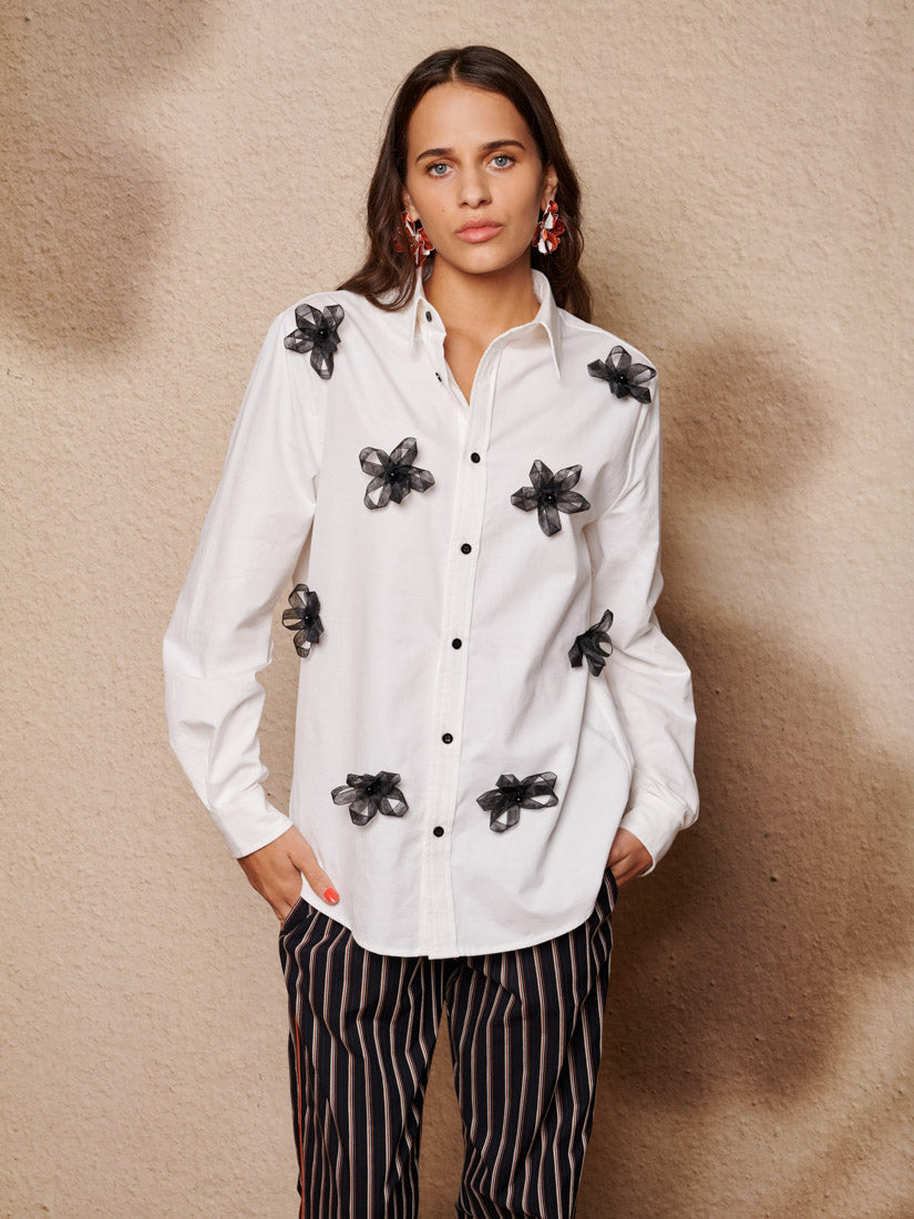 Shirts Pearled White | Sister Jane near me