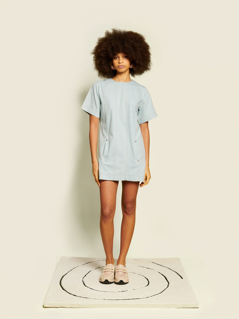 Dresses Washed Pale Blue | Sister Jane outlet