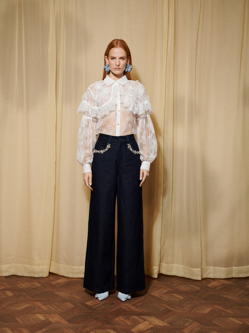 Tops Pearled White | Sister Jane outlet
