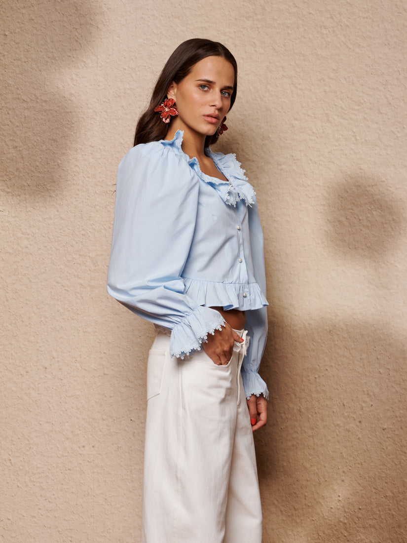 Tops Cornflower Blue | Sister Jane outlet