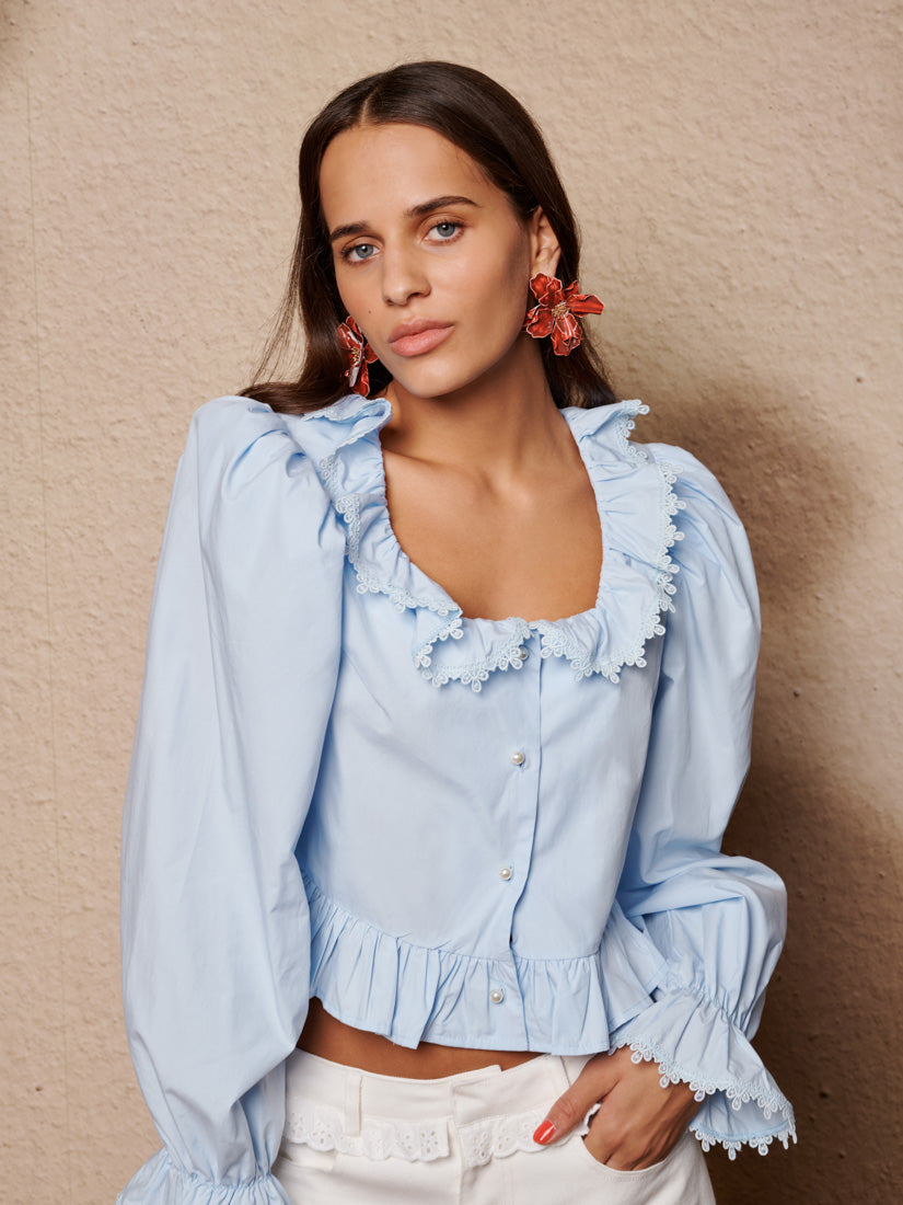 Tops Cornflower Blue | Sister Jane outlet