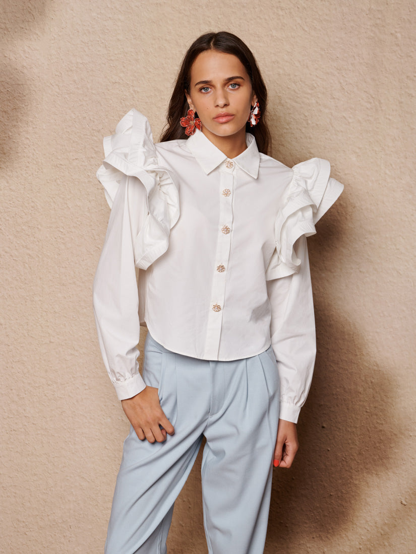 Tops Pearled White | Sister Jane sale