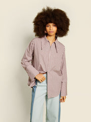 Tops Pink & Brown Check | Sister Jane outlet