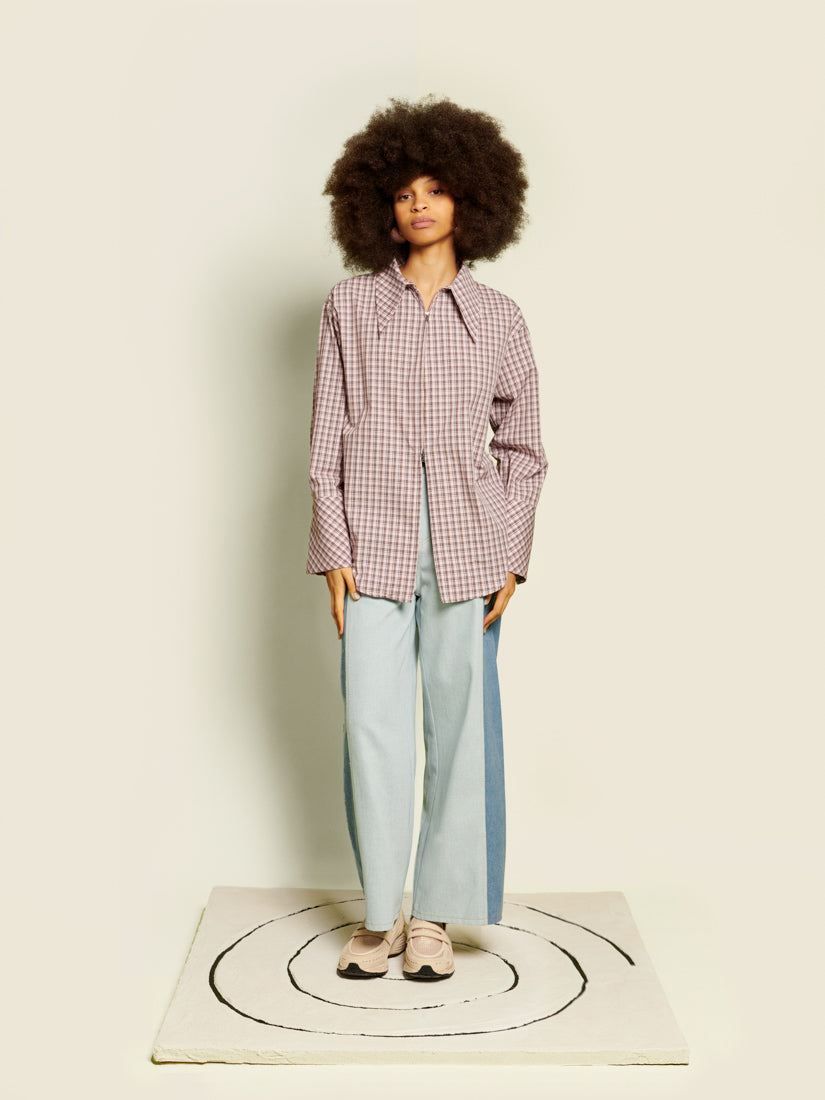 Tops Pink & Brown Check | Sister Jane outlet