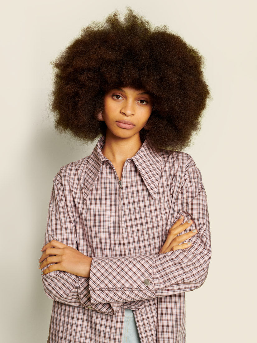 Tops Pink & Brown Check | Sister Jane outlet