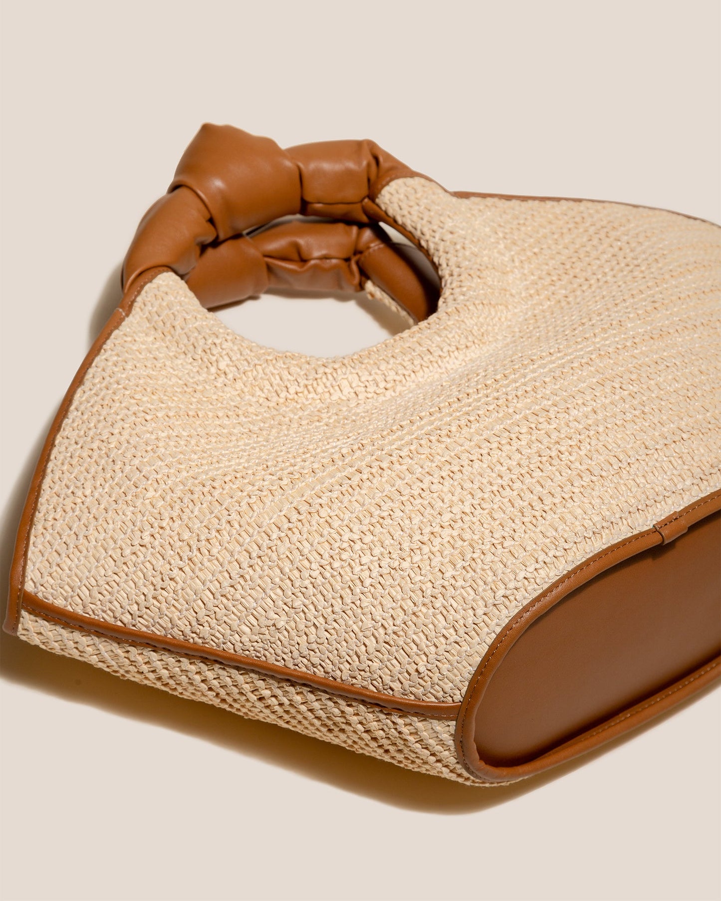 CASTELL RAFFIA - Knotted-handle Tote Bag - Hereu US