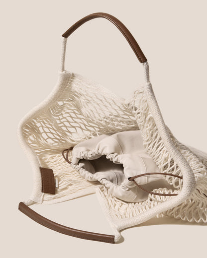 CALELLA FILT - Knitted Cotton Net Bag - Hereu outlet