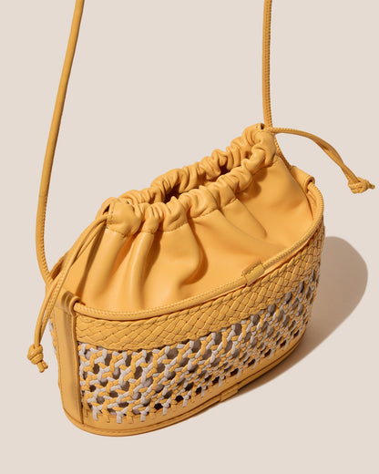 GAIA - Woven Bucket Crossbody Bag - Hereu sale