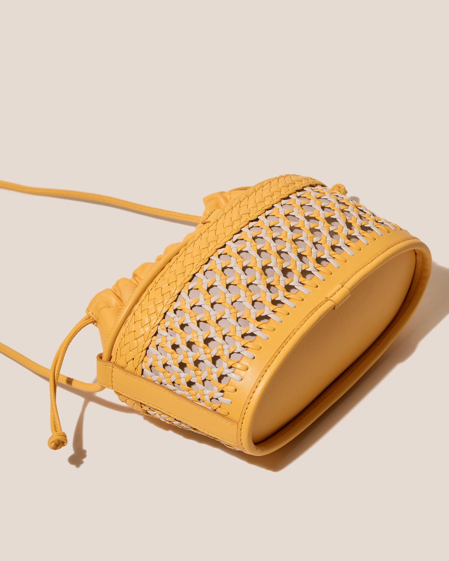 GAIA - Woven Bucket Crossbody Bag - Hereu sale