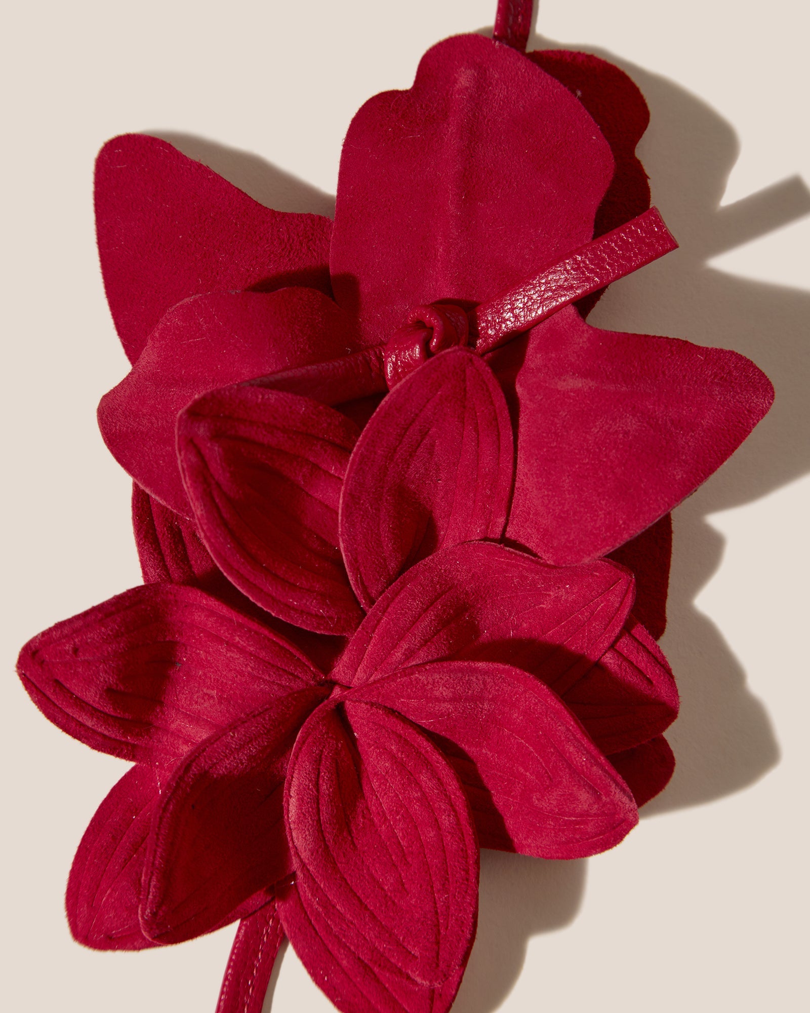 COROLA - Flower Charm with Leather Strap - Hereu on sale
