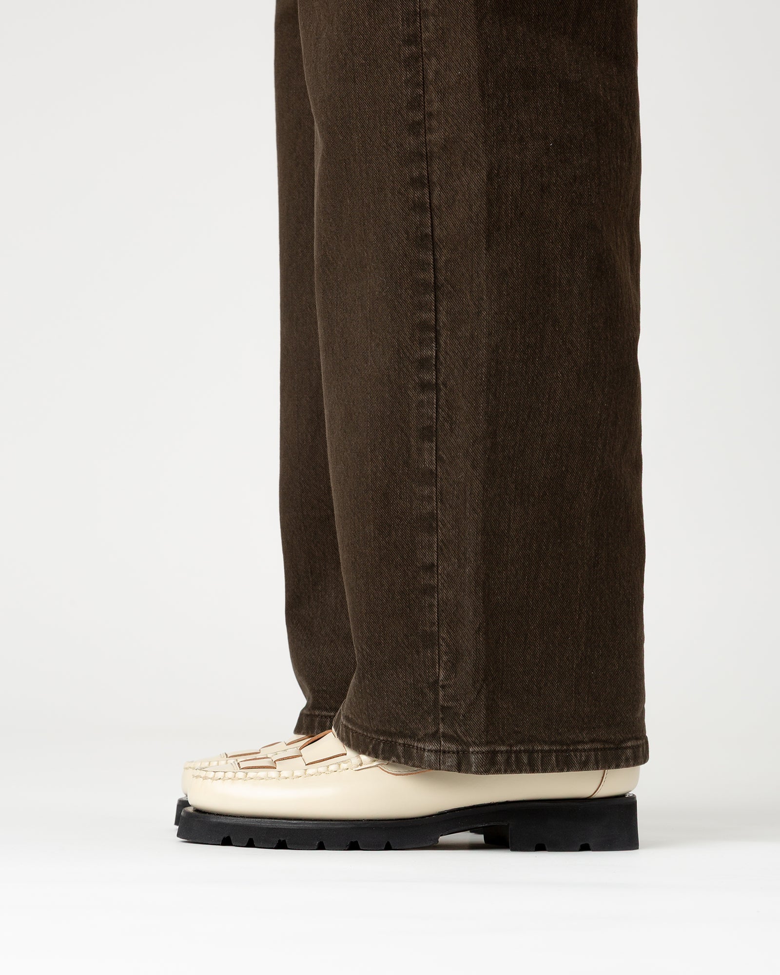NOMBELA R SPORT - Tread Sole Interwoven Detail Slip-On Loafer - Hereu discount
