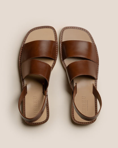 ALOC RUBBER - Asymmetrical Sandal - Hereu online