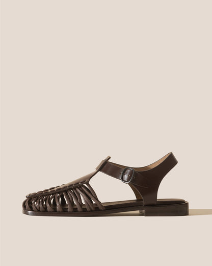 ALARO - Square-Toe T-bar Sandal - Hereu online