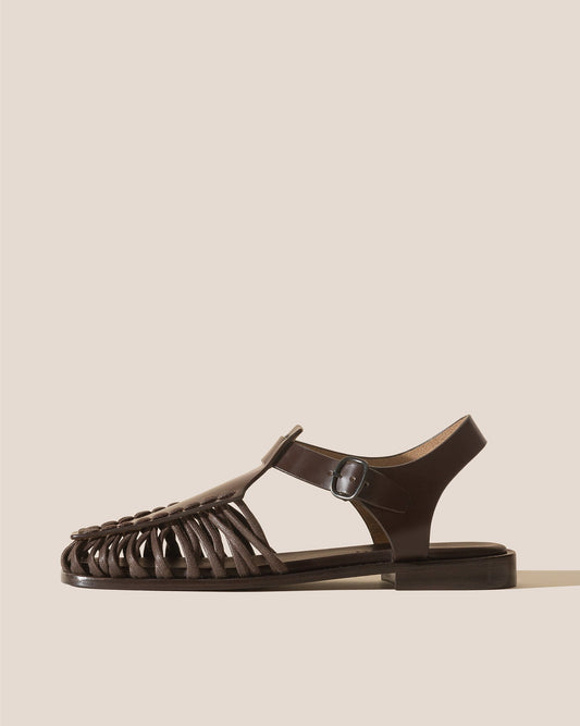 ALARO - Square-Toe T-bar Sandal - Hereu online