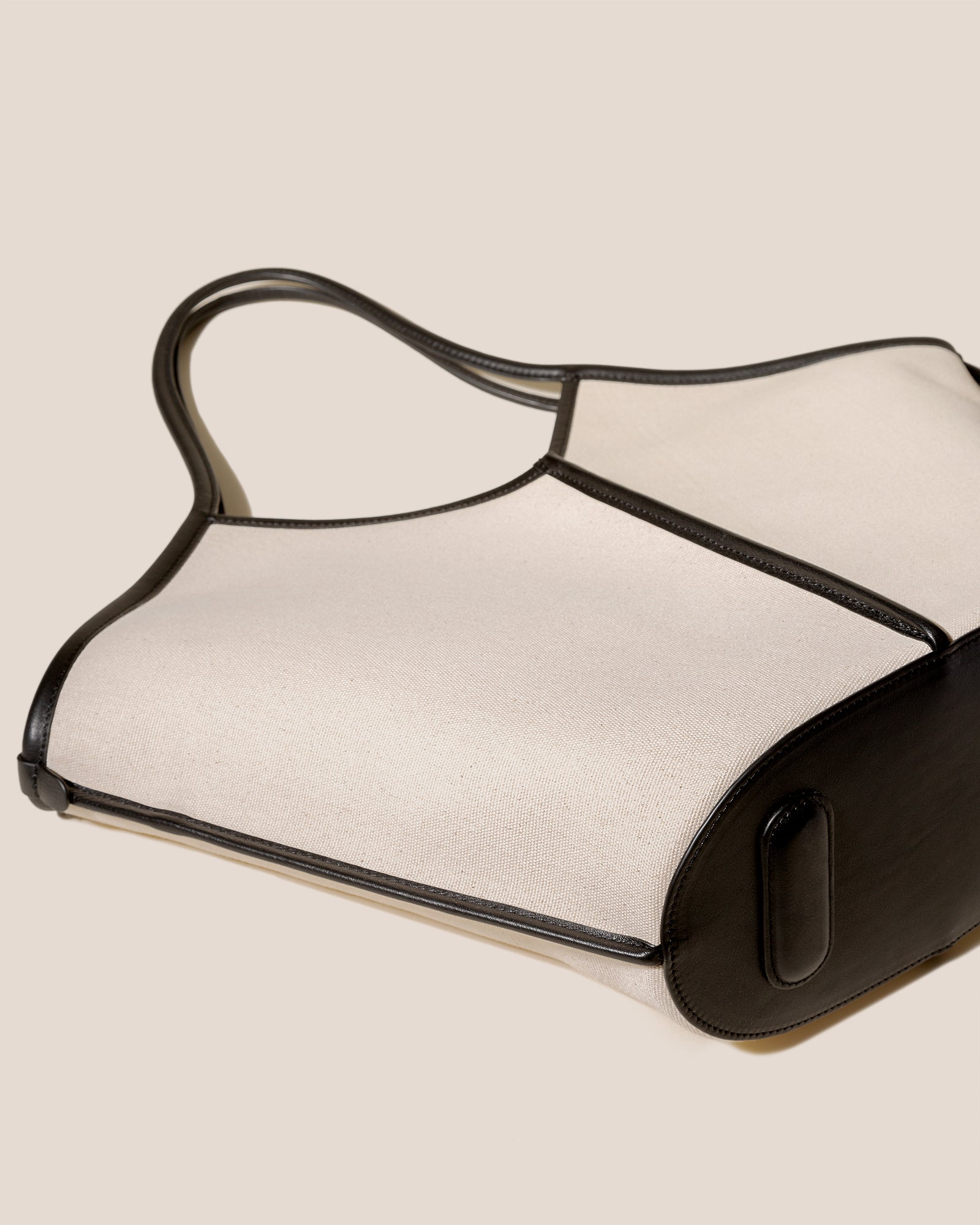 CALELLA - Leather-trimmed Organic Cotton Tote Bag - Hereu US